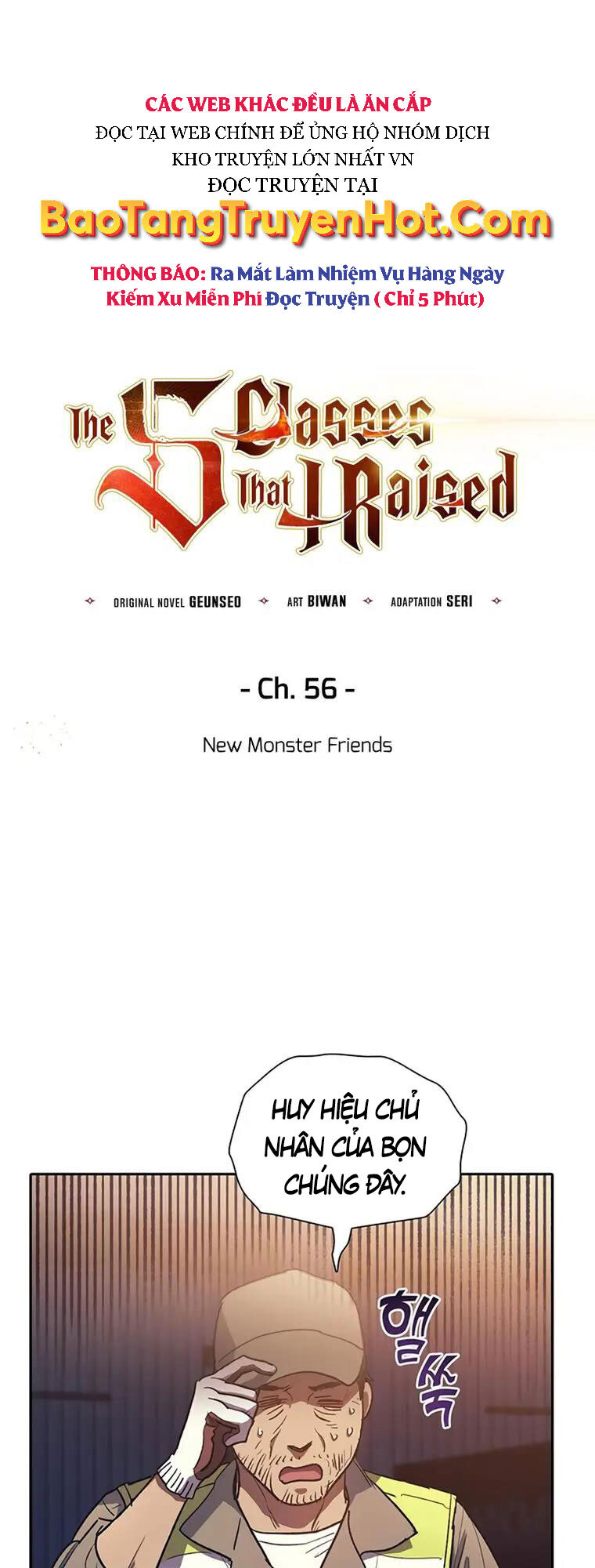 Những Ranker Cấp S Mà Tôi Nuôi Dưỡng Chapter 56 - Trang 0