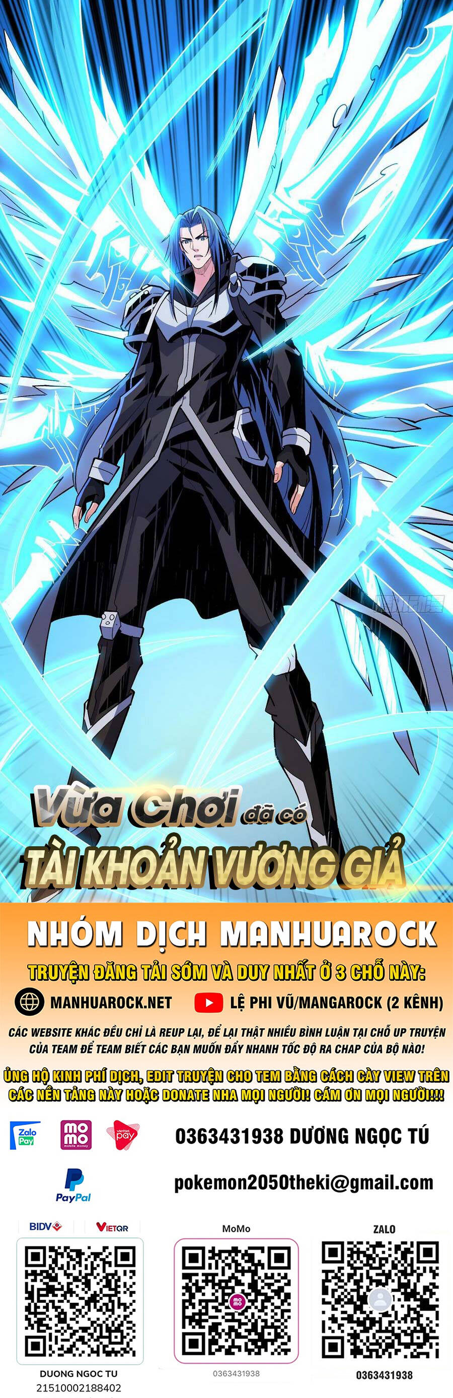 Vừa Chơi Đã Có Tài Khoản Vương Giả Chapter 155 - Trang 0