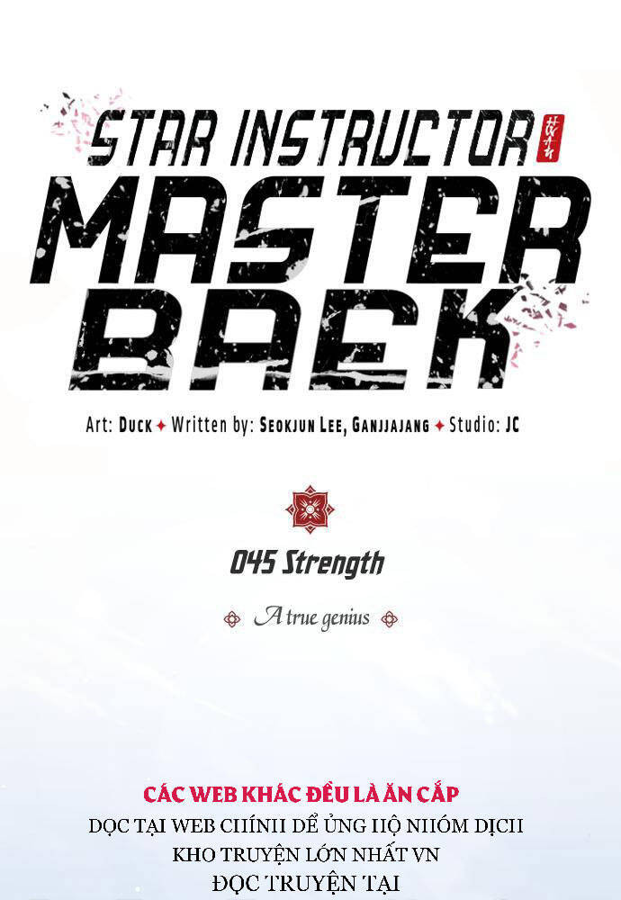 Giảng Sư Đứng Đầu, Baek Sư Phụ Chapter 45 - Trang 0