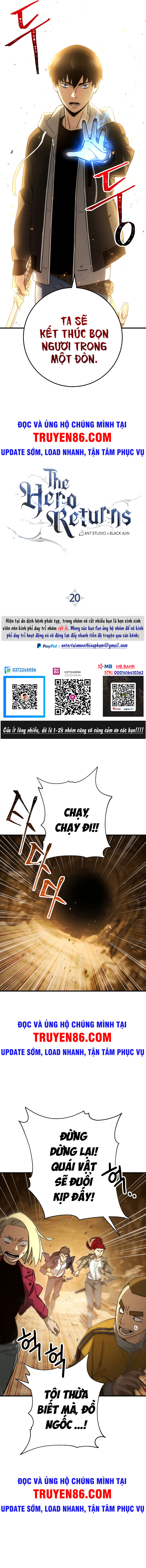 Anh Hùng Trở Lại Chapter 20 - Trang 2