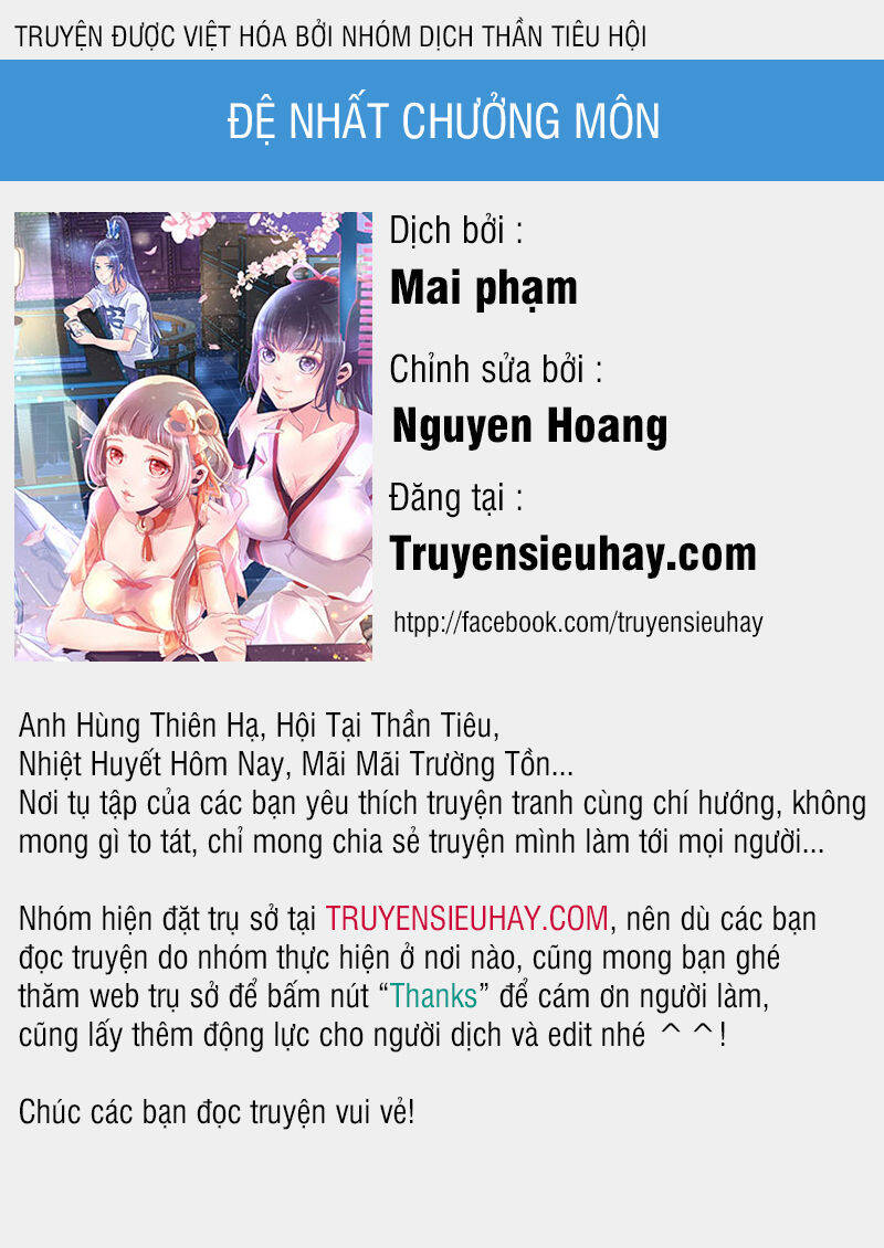 Đệ Nhất Chưởng Môn Chapter 24 - Trang 0
