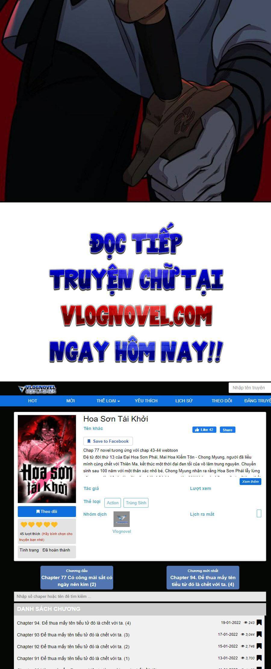 Hoa Sơn Tái Xuất Chapter 48 - Trang 98