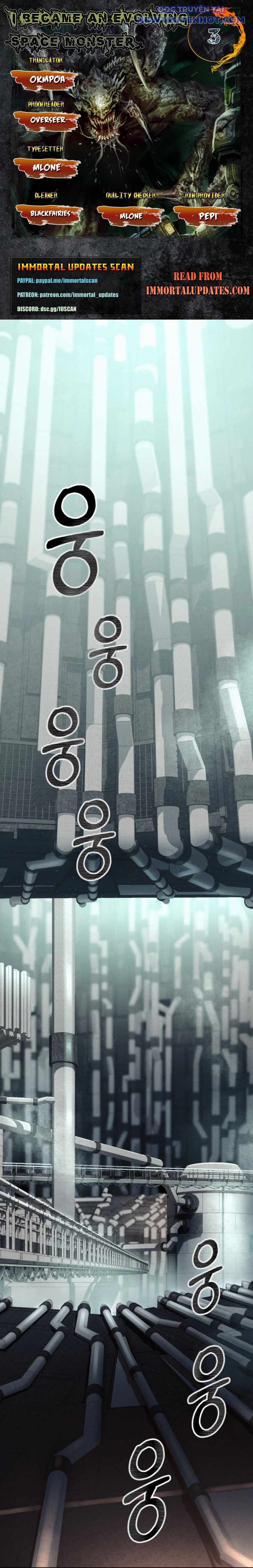 Tôi Đã Trở Thành Quái Vật Không Gian chapter 6 - Trang 1