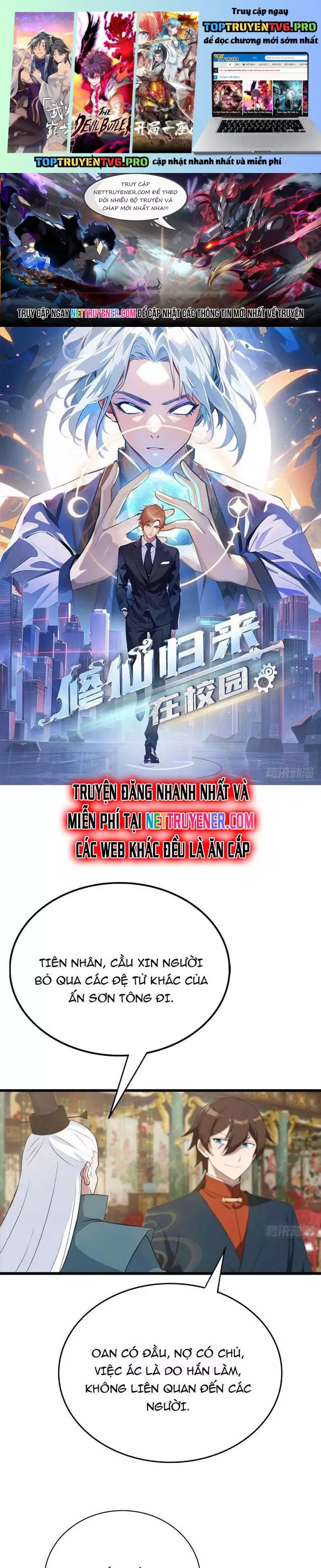 Tu Tiên Trở Về Tại Vườn Trường - Season 2 Chapter 158 - Trang 0
