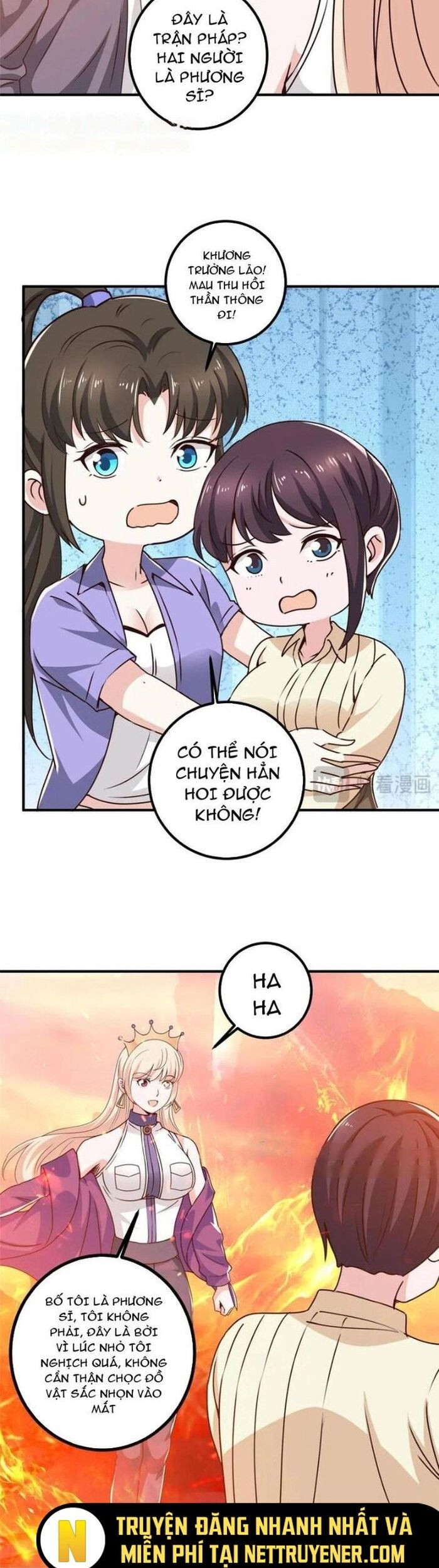 Lão Ba Cho Tôi Lựa Một Trong Mười Nữ Thần Để Kết Hôn Chapter 133 - Trang 9