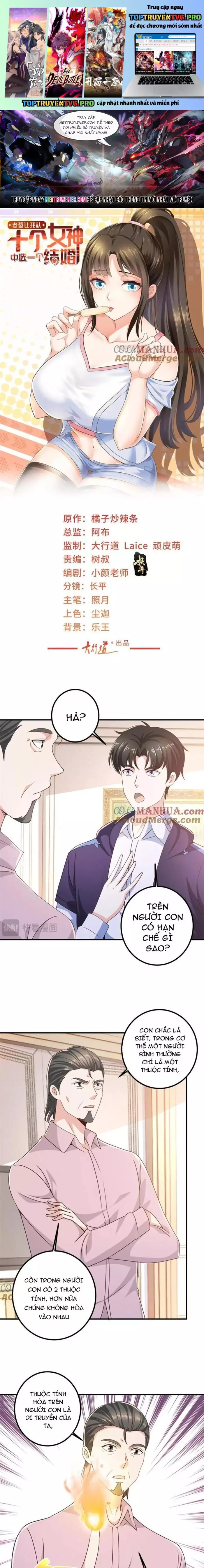 Lão Ba Cho Tôi Lựa Một Trong Mười Nữ Thần Để Kết Hôn Chapter 143 - Trang 0
