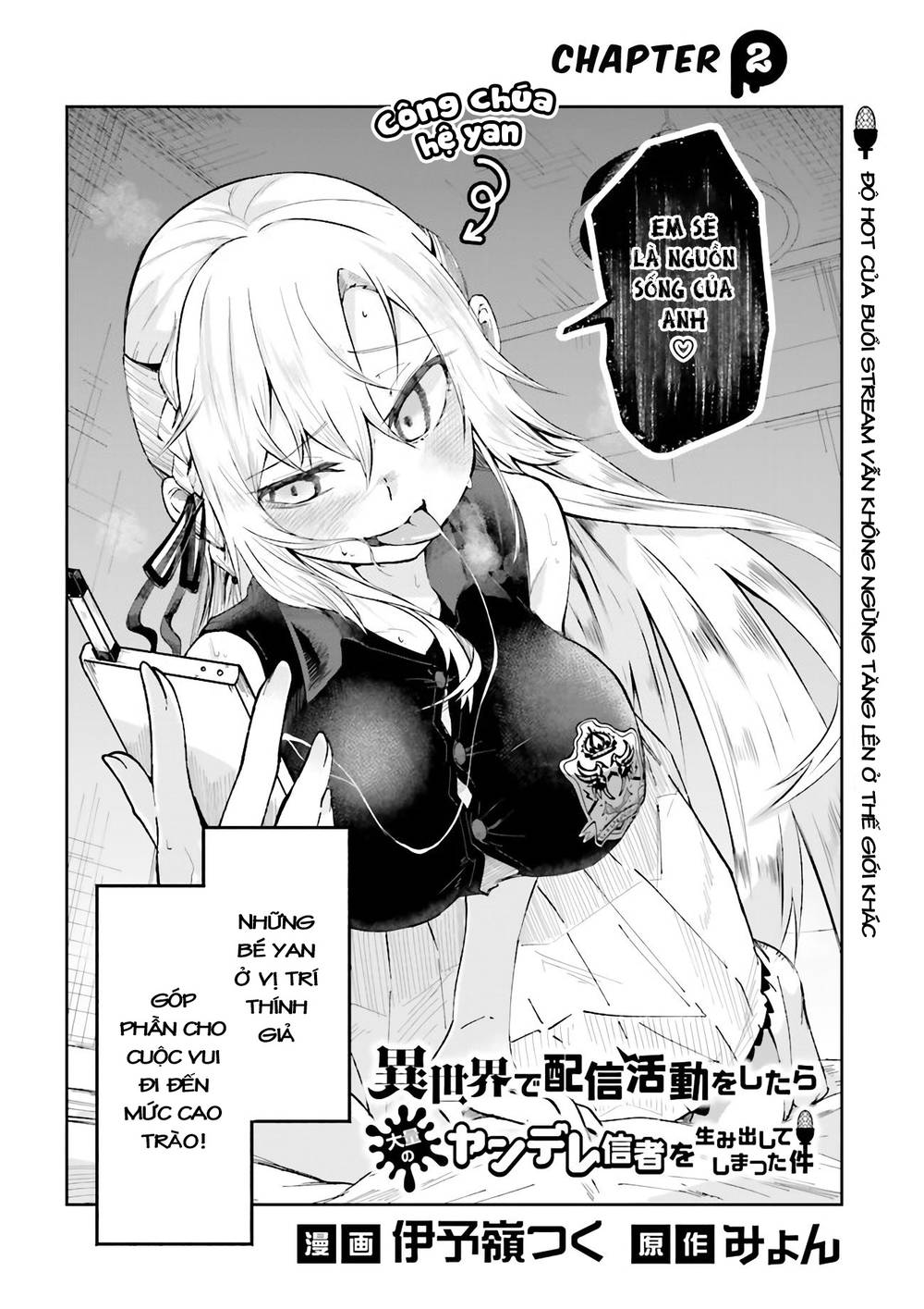Isekai De Haishin Katsudou Wo Shitara Tairyou No Yandere Shinja Wo Umidashite Shimatta Ken Chapter 2 - Trang 1