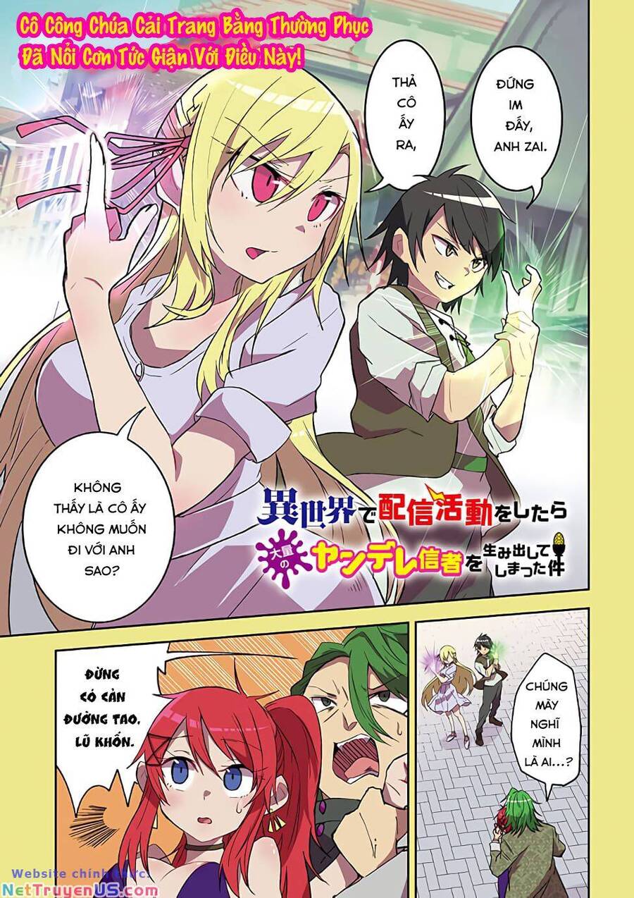 Isekai De Haishin Katsudou Wo Shitara Tairyou No Yandere Shinja Wo Umidashite Shimatta Ken Chapter 10 - Trang 1