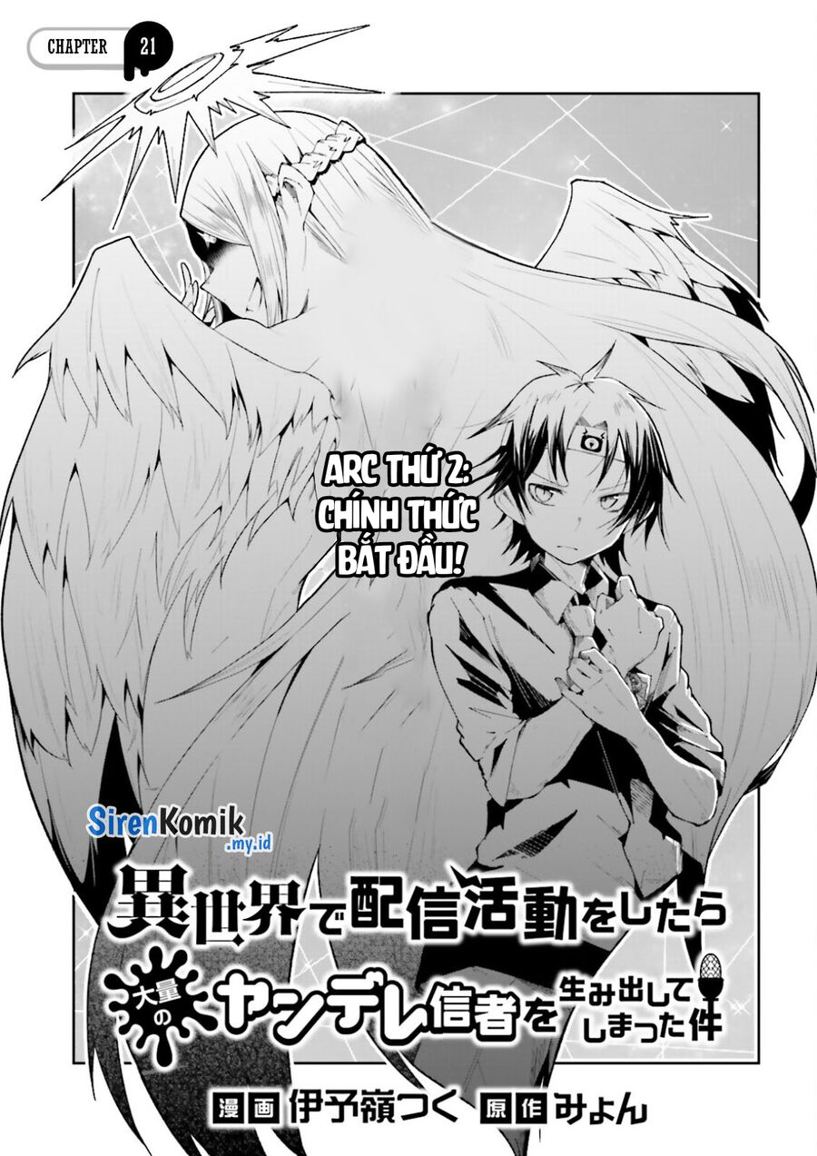 Isekai De Haishin Katsudou Wo Shitara Tairyou No Yandere Shinja Wo Umidashite Shimatta Ken Chapter 21 - Trang 2