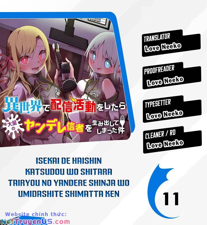 Isekai De Haishin Katsudou Wo Shitara Tairyou No Yandere Shinja Wo Umidashite Shimatta Ken Chapter 11 - Trang 0