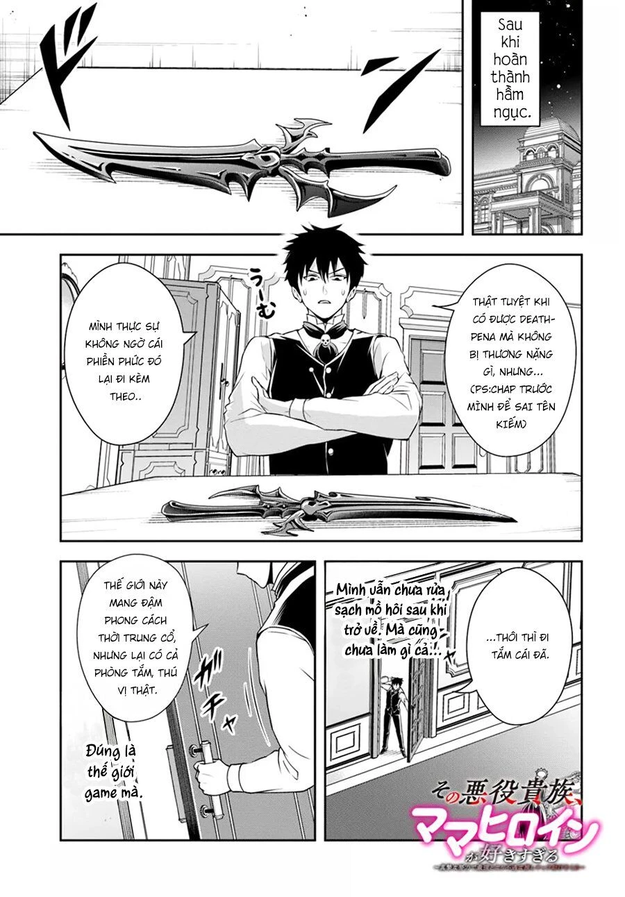 Sono Akuyaku Kizoku, Mama Heroine Ga Suki Sugiru ~Shinshi Na Doryoku De Saikyou To Nari Fuguu Na Oshi Chara Tasukemakuru~ Chapter 4 - Trang 1