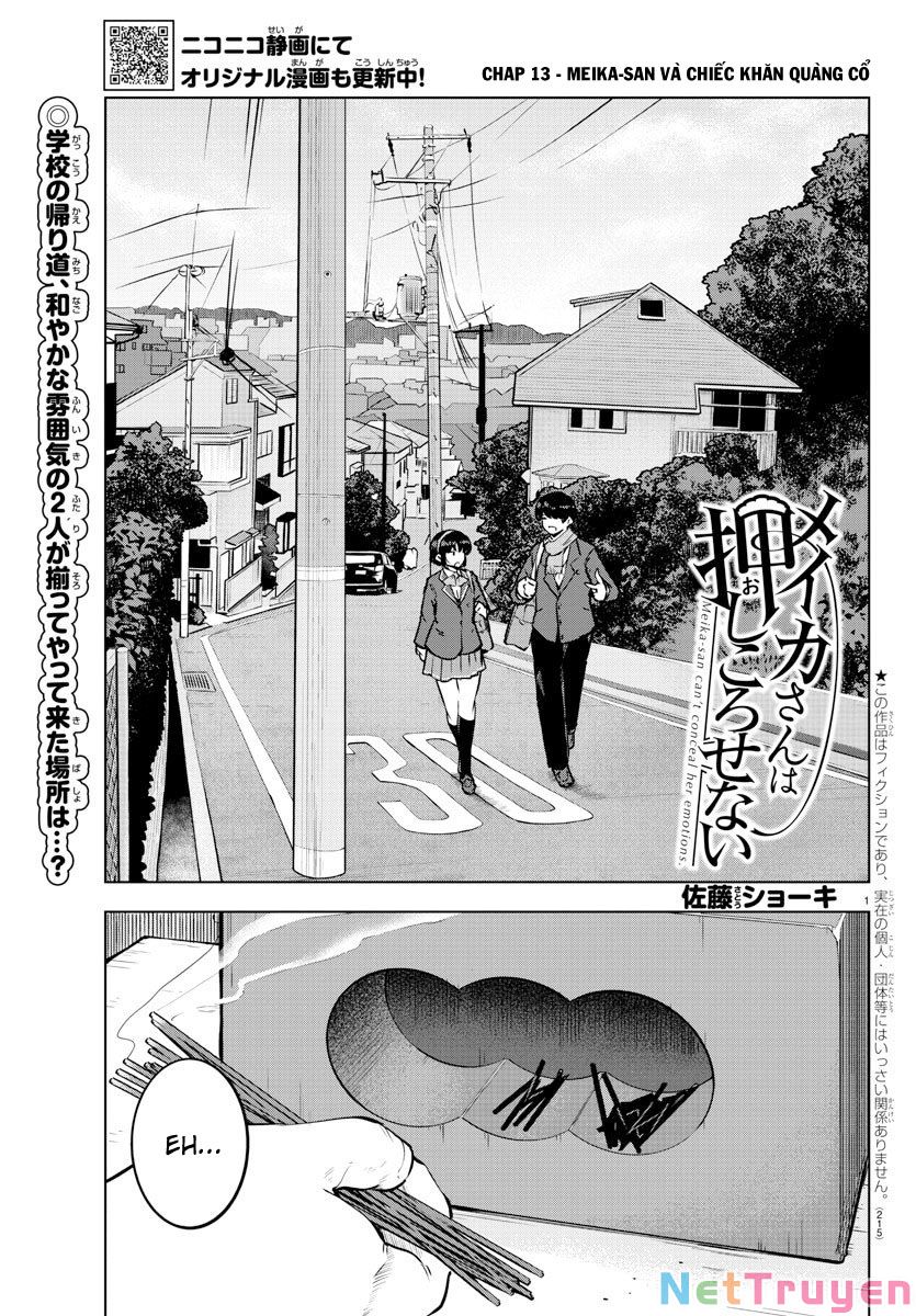Meika-San Can't Conceal Her Emotions Chapter 13 - Trang 0