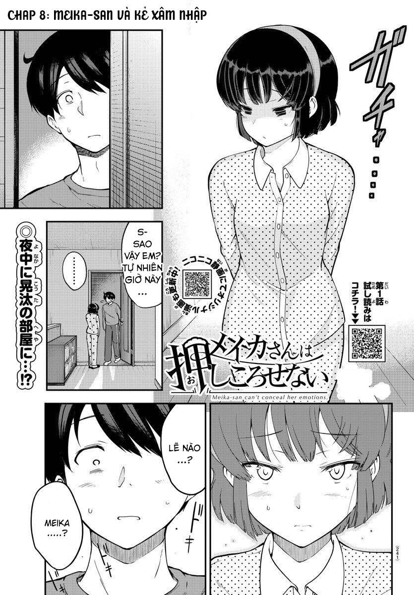 Meika-San Can't Conceal Her Emotions Chapter 8 - Trang 1