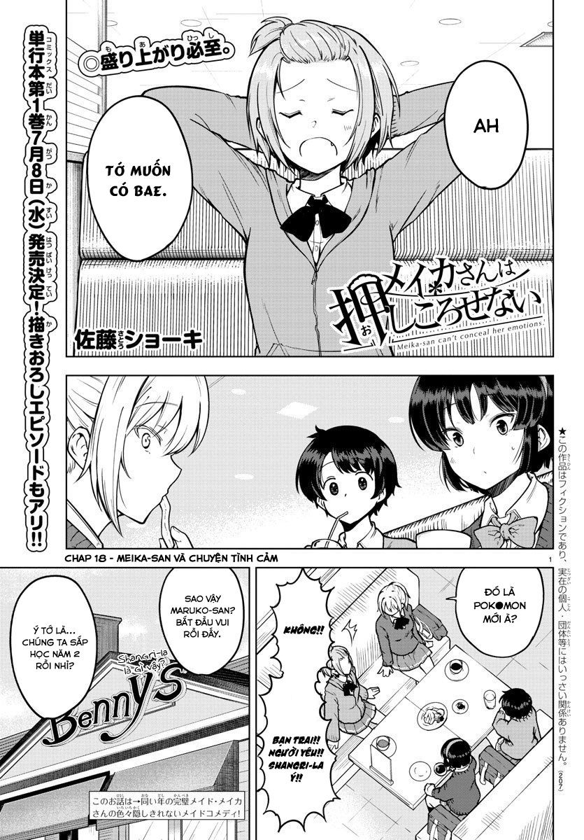 Meika-San Can't Conceal Her Emotions Chapter 18 - Trang 0