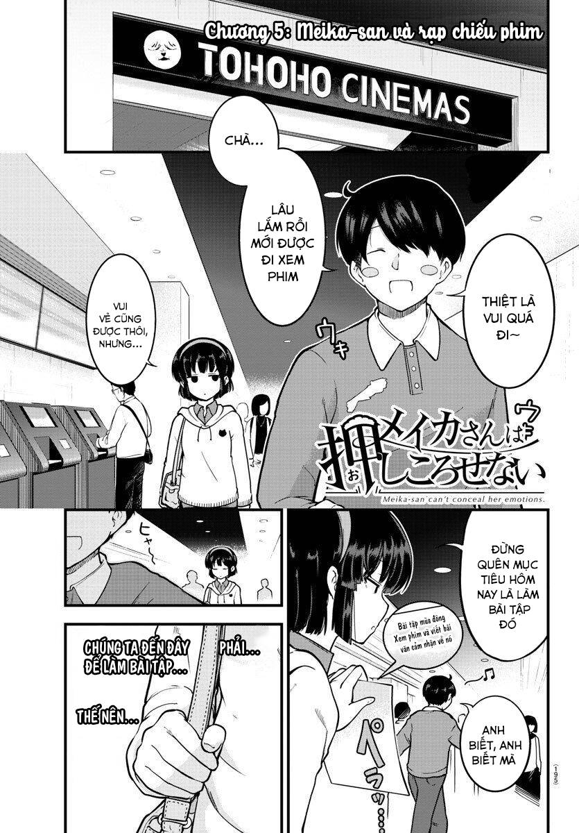 Meika-San Can't Conceal Her Emotions Chapter 5 - Trang 1