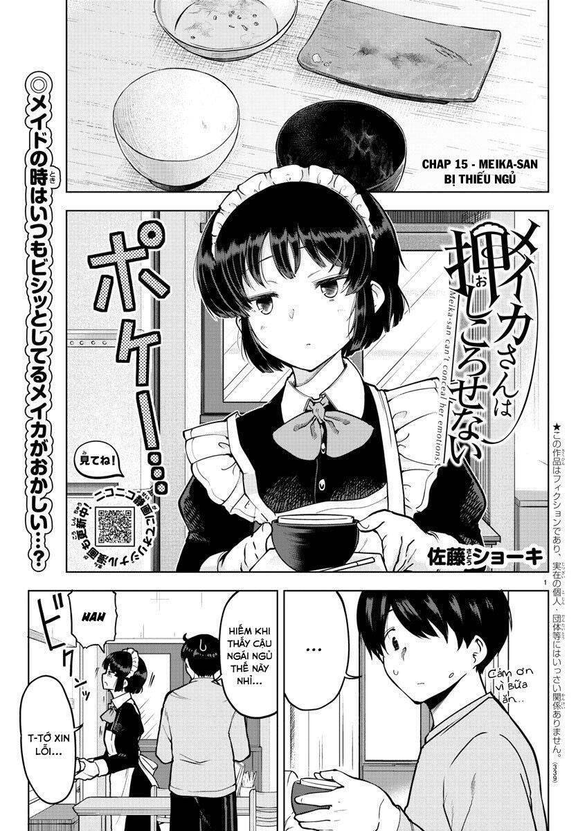 Meika-San Can't Conceal Her Emotions Chapter 15 - Trang 0