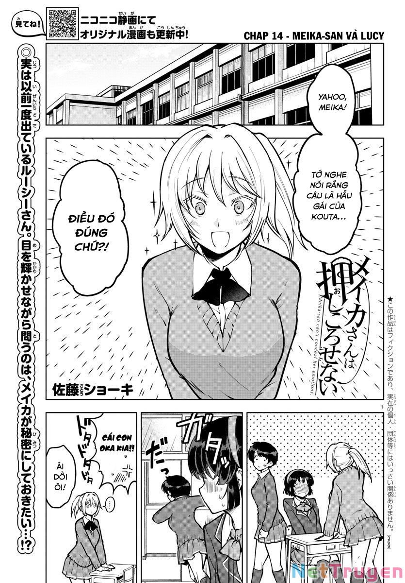 Meika-San Can't Conceal Her Emotions Chapter 14 - Trang 0