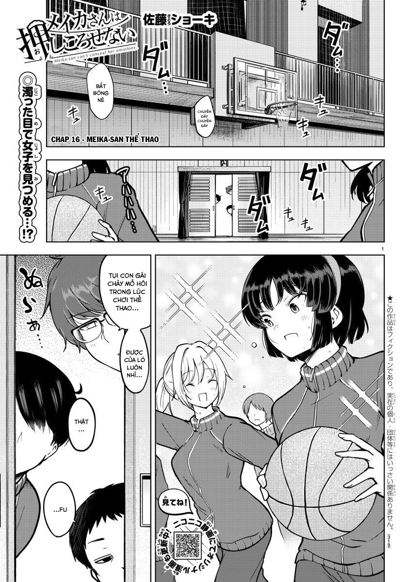 Meika-San Can't Conceal Her Emotions Chapter 16 - Trang 0
