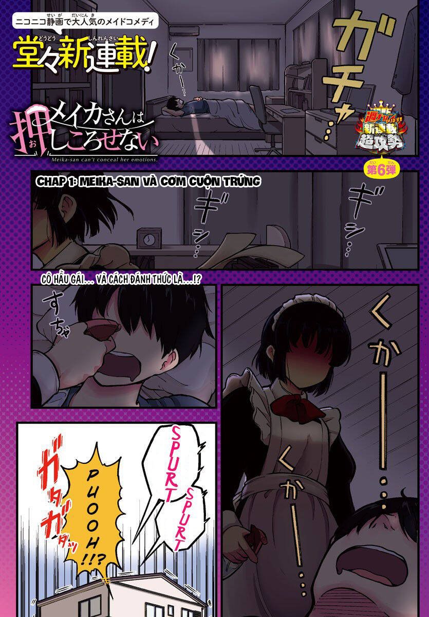 Meika-San Can't Conceal Her Emotions Chapter 1 - Trang 1