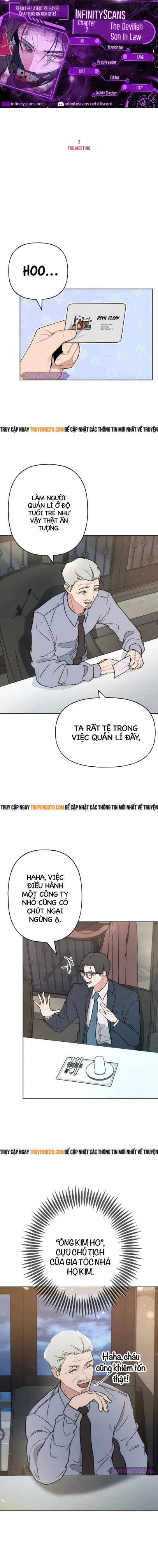 Con Rể Quỷ Quyệt Chapter 2 - Trang 1
