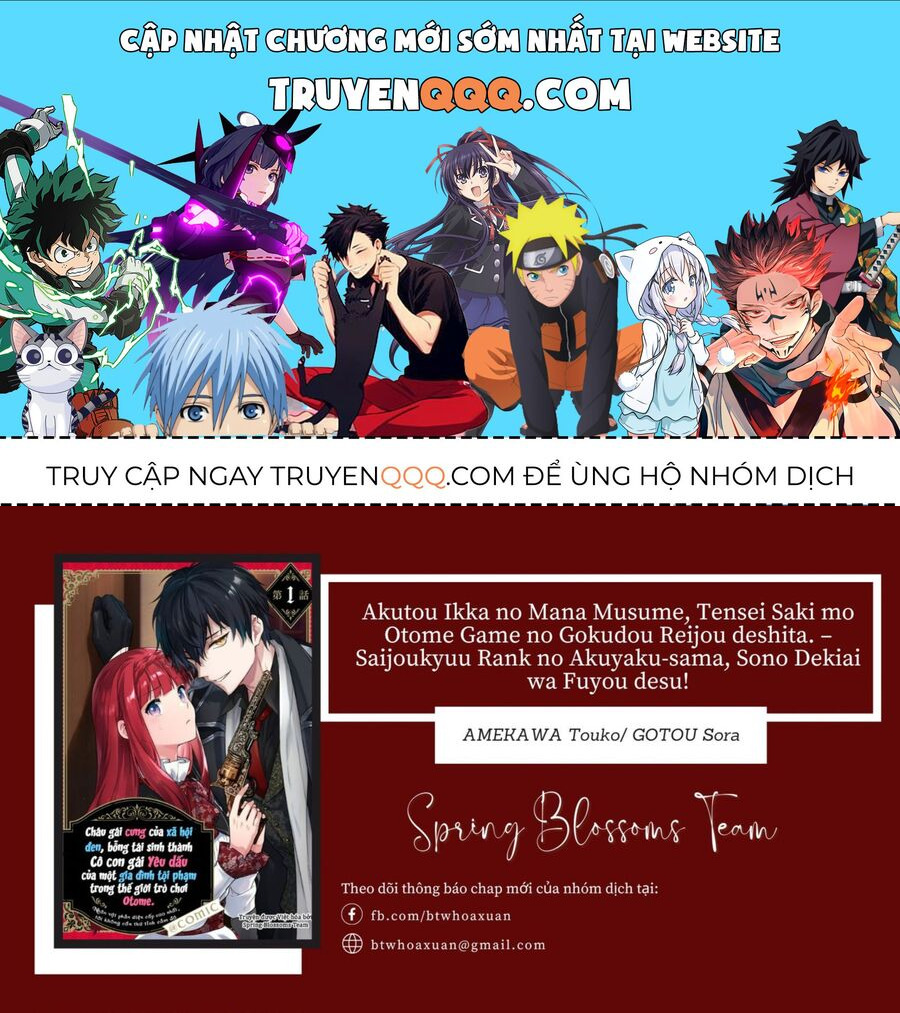 Akutou Ikka No Mana Musume, Tensei Saki Mo Otome Game No Gokudou Reijou Deshita. – Saijoukyuu Rank No Akuyaku-Sama, Sono Dekiai Wa Fuyou Desu! Chapter 1 - Trang 0