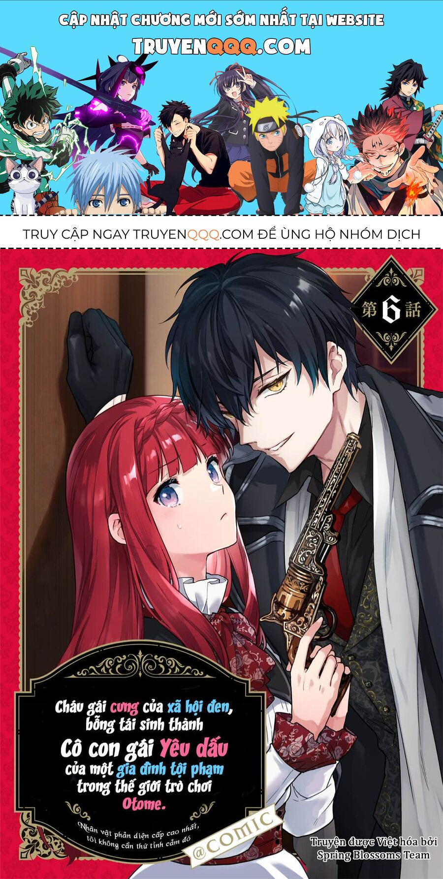 Akutou Ikka No Mana Musume, Tensei Saki Mo Otome Game No Gokudou Reijou Deshita. – Saijoukyuu Rank No Akuyaku-Sama, Sono Dekiai Wa Fuyou Desu! Chapter 6 - Trang 0