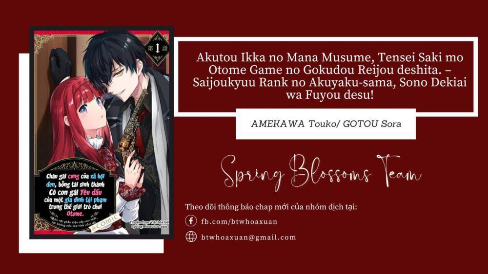 Akutou Ikka No Mana Musume, Tensei Saki Mo Otome Game No Gokudou Reijou Deshita. – Saijoukyuu Rank No Akuyaku-Sama, Sono Dekiai Wa Fuyou Desu! Chapter 14 - Trang 0
