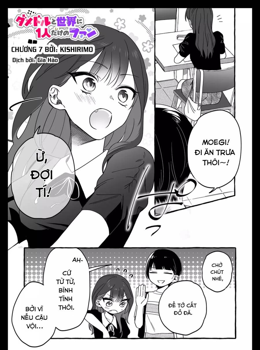 Damedol: Cô Idol Hậu Đậu Và Người Hâm Mộ Duy Nhất Trên Thế Giới Chapter 7 - Trang 0