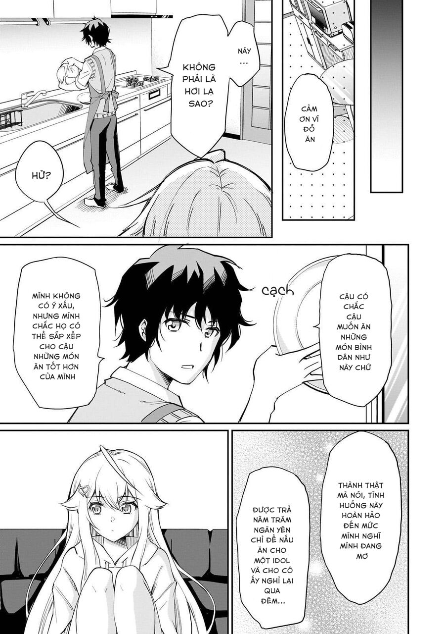 Cô Nàng Idol Đói Bụng Và Anh Chàng Yêu Nội Trợ Chapter 4 - Trang 11