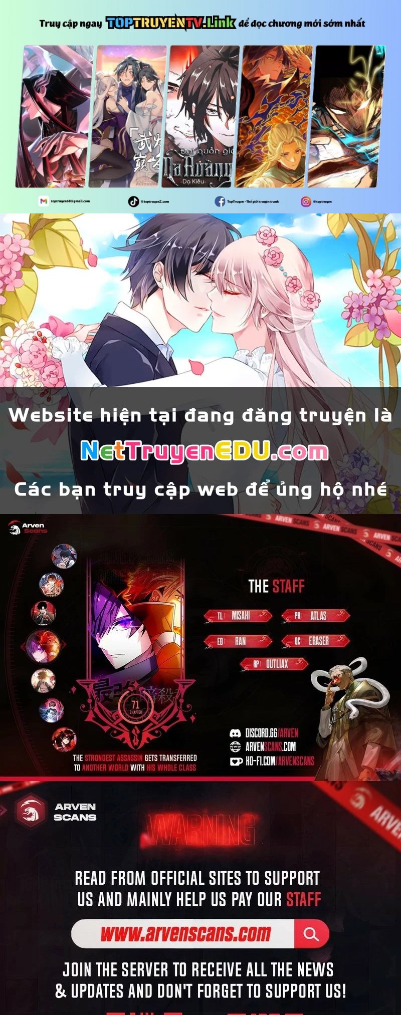 Sát Thủ Mạnh Nhất Chuyển Sinh Sang Thế Giới Khác Chapter 71 - Trang 0