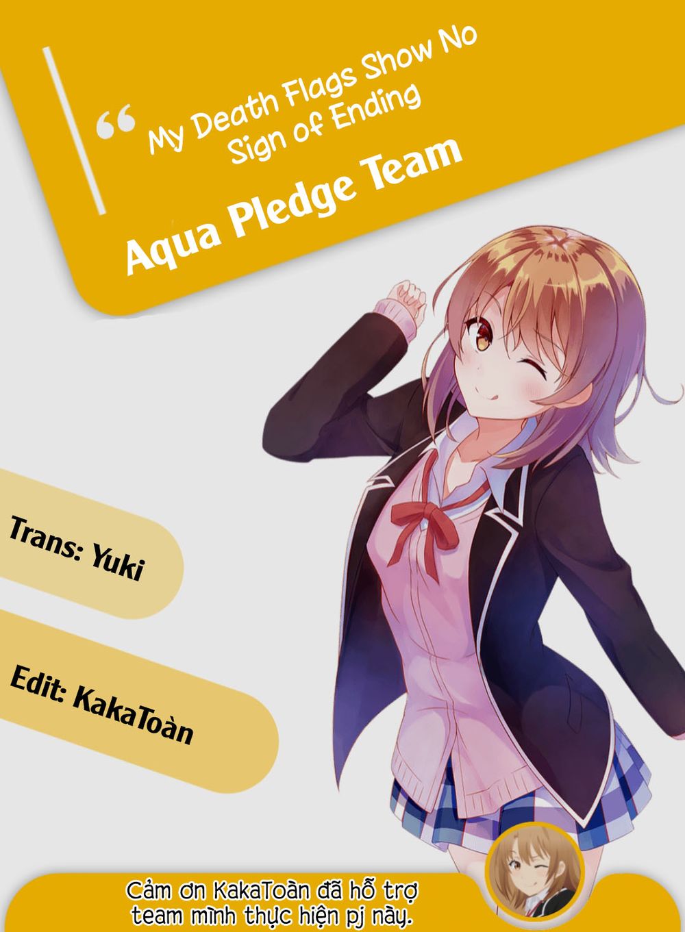 My Death Flags Show No Sign Of Ending. Chapter 7 - Trang 0