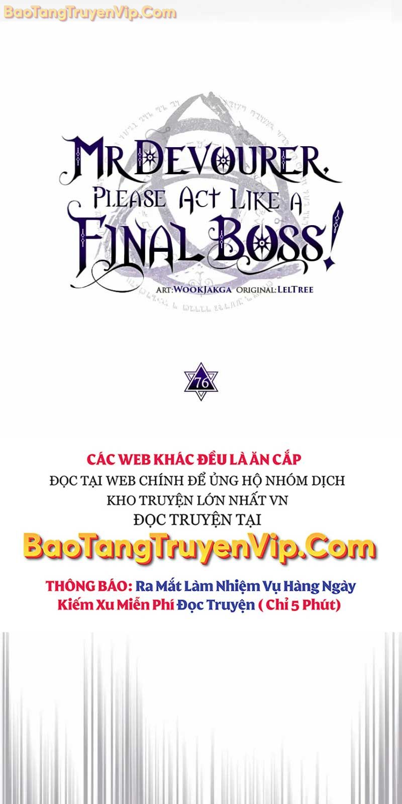 Hãy Hành Động Như Một Boss Đi Ngài Mr Devourer chapter 76 - Trang 8