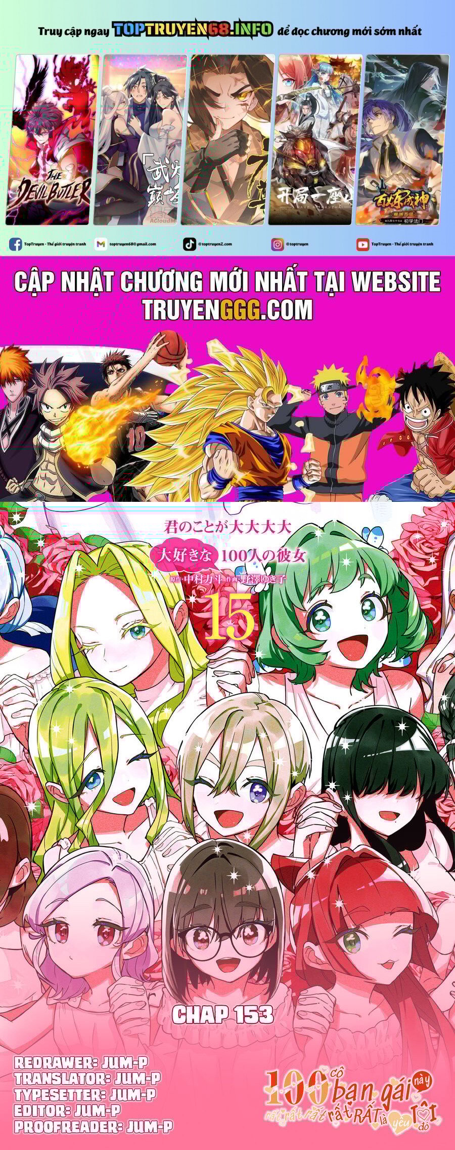 Kimi No Koto Ga Dai Dai Dai Dai Daisuki Na 100-Ri No Kanojo Chapter 153 - Trang 0