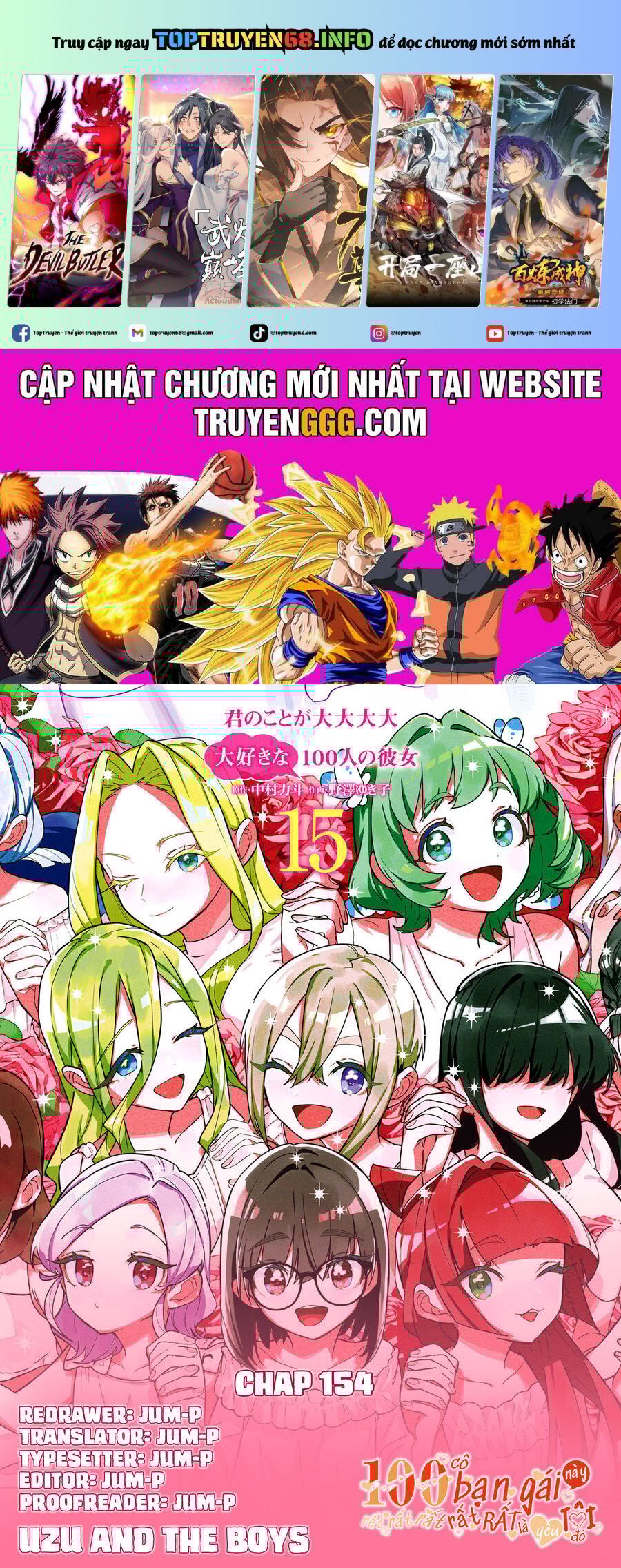 Kimi No Koto Ga Dai Dai Dai Dai Daisuki Na 100-Ri No Kanojo Chapter 154 - Trang 0