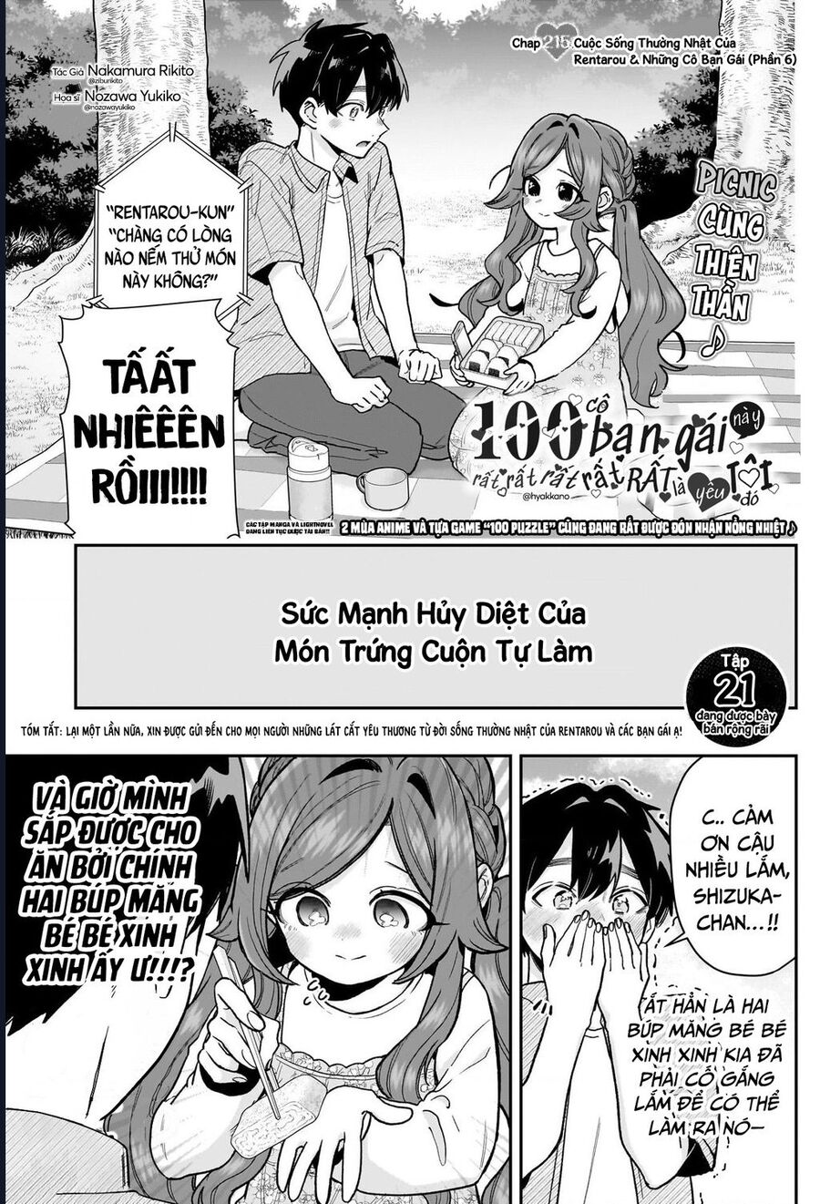 Kimi No Koto Ga Dai Dai Dai Dai Daisuki Na 100-Ri No Kanojo Chapter 215 - Trang 1