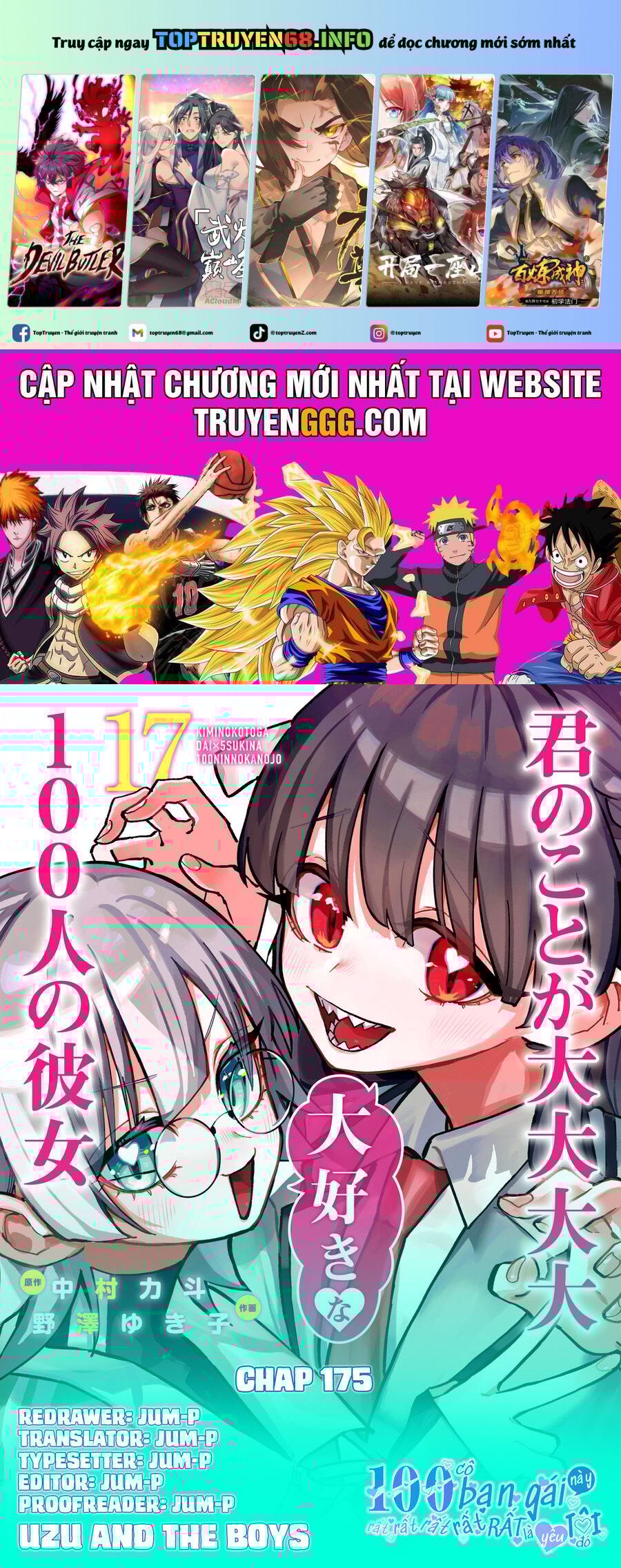 Kimi No Koto Ga Dai Dai Dai Dai Daisuki Na 100-Ri No Kanojo Chapter 175 - Trang 0