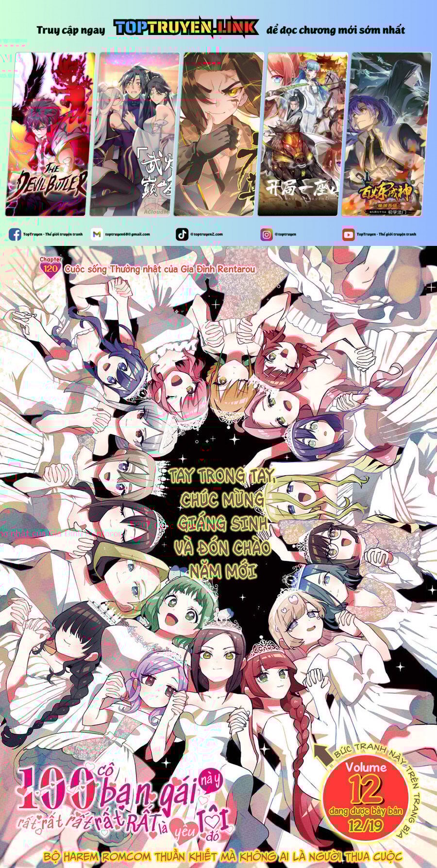 Kimi No Koto Ga Dai Dai Dai Dai Daisuki Na 100-Ri No Kanojo Chapter 120 - Trang 0