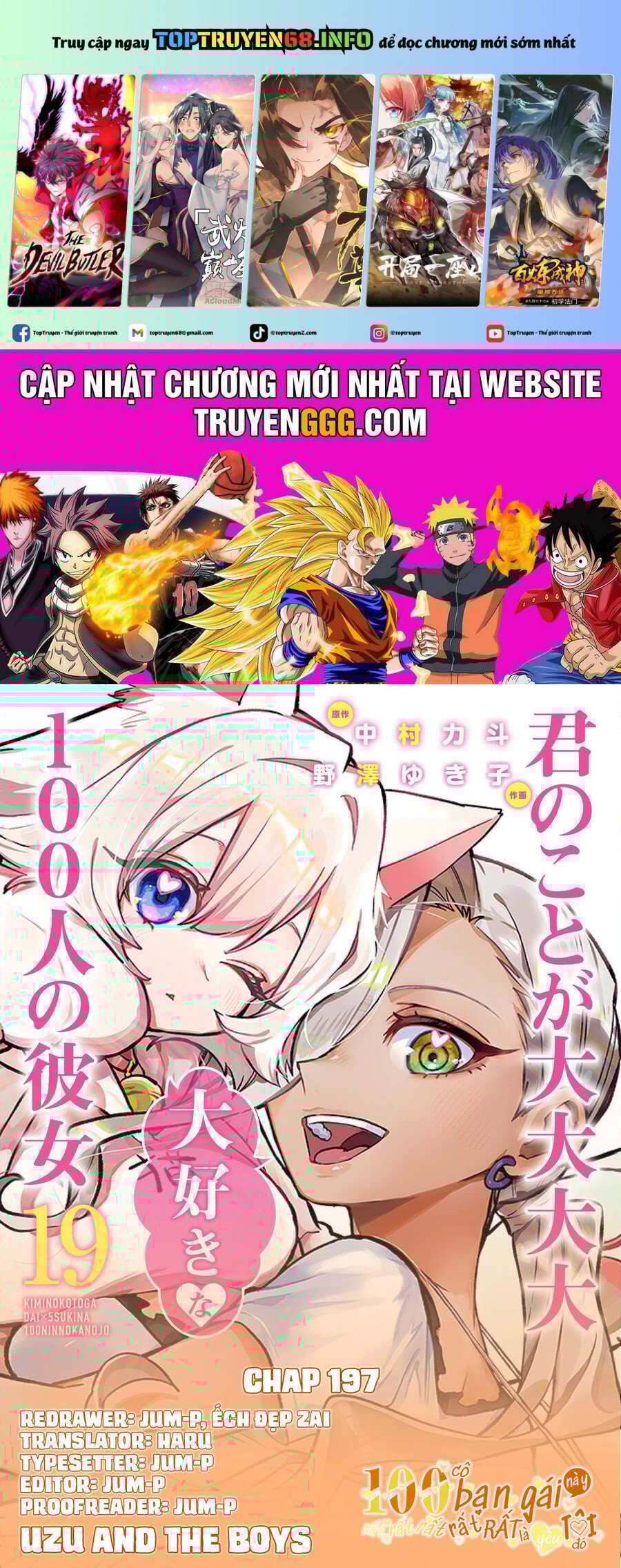 Kimi No Koto Ga Dai Dai Dai Dai Daisuki Na 100-Ri No Kanojo Chapter 197 - Trang 0