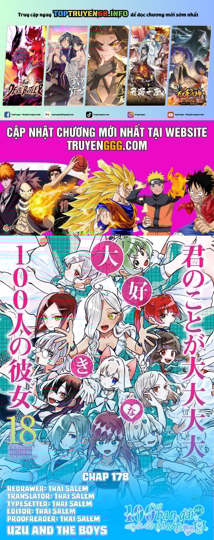 Kimi No Koto Ga Dai Dai Dai Dai Daisuki Na 100-Ri No Kanojo Chapter 178 - Trang 0