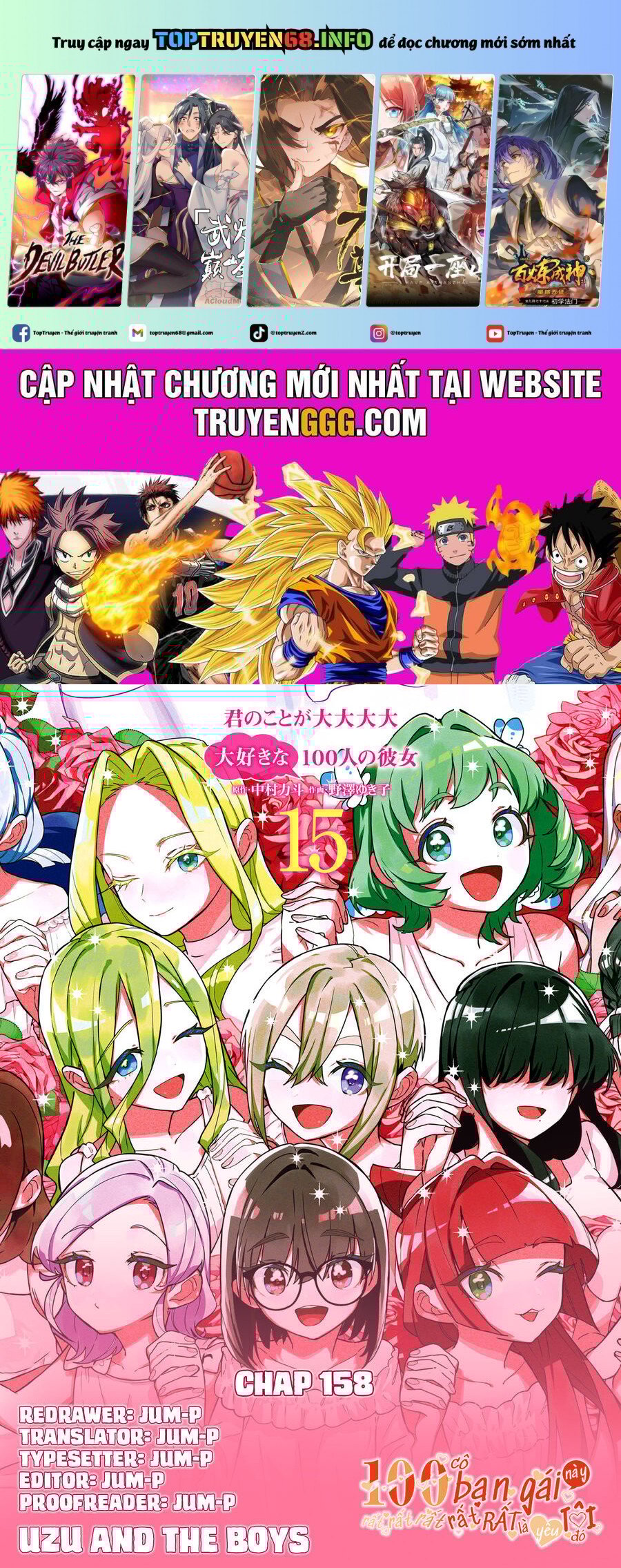 Kimi No Koto Ga Dai Dai Dai Dai Daisuki Na 100-Ri No Kanojo Chapter 158 - Trang 0