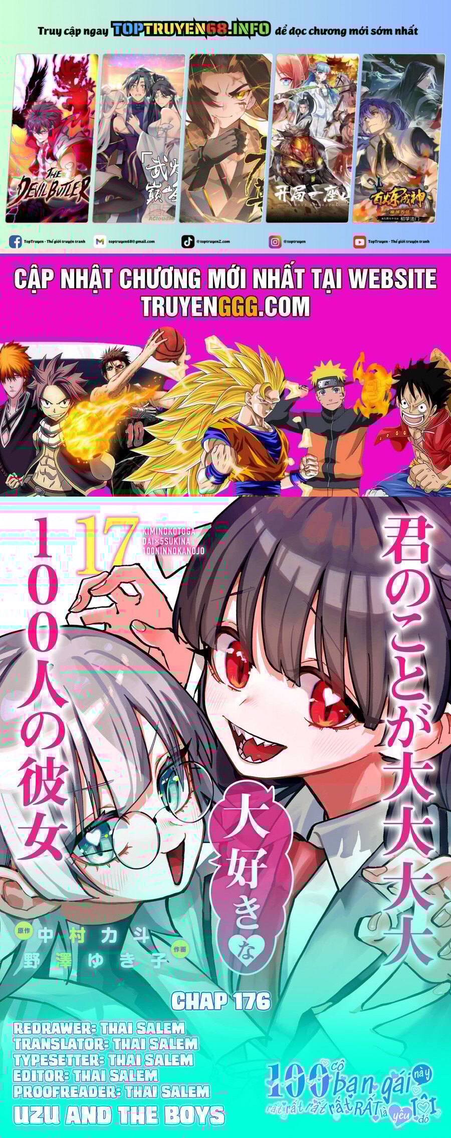 Kimi No Koto Ga Dai Dai Dai Dai Daisuki Na 100-Ri No Kanojo Chapter 176 - Trang 0