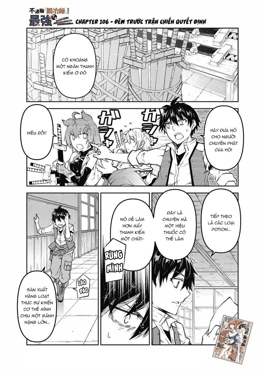 Từ Chức Nghiệp Yếu Nhất Trở Thành '' Thợ Rèn'' Mạnh Nhất Chapter 106 - Trang 1