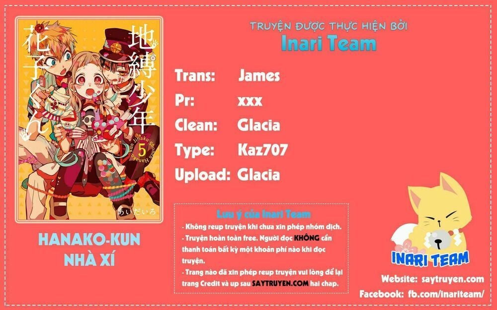 Hanako-Kun Nhà Xí Chapter 29 - Trang 0