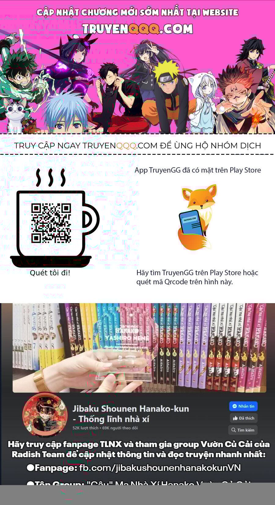 Hanako-Kun Nhà Xí Chapter 97 - Trang 0