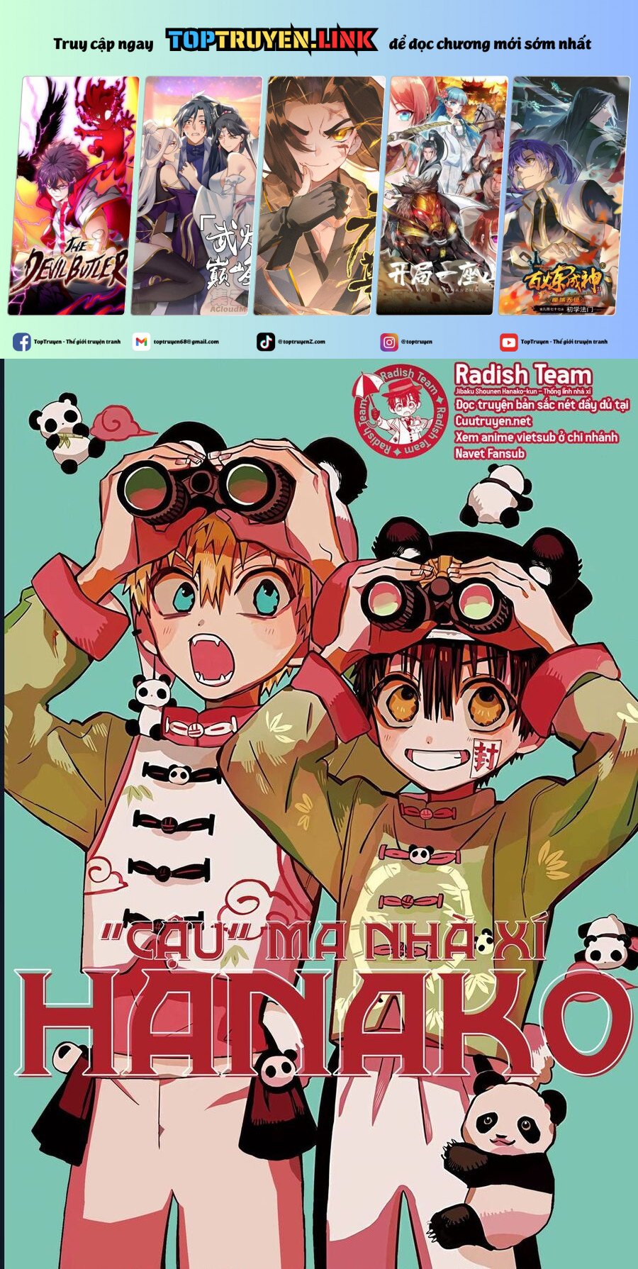 Hanako-Kun Nhà Xí Chapter 90 - Trang 0