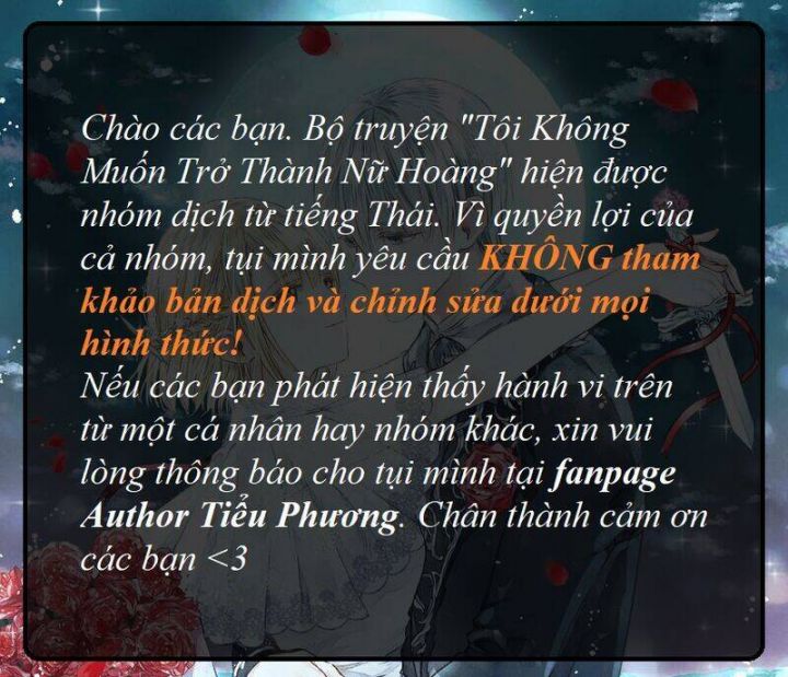 Tôi Không Muốn Trở Thành Hoàng Hậu Chapter 3 - Trang 3