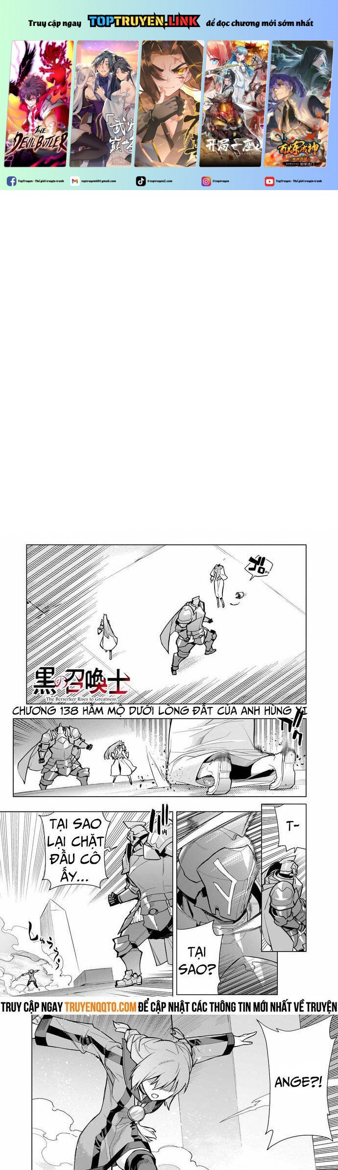 Kuro No Shoukanshi Chapter 138 - Trang 0
