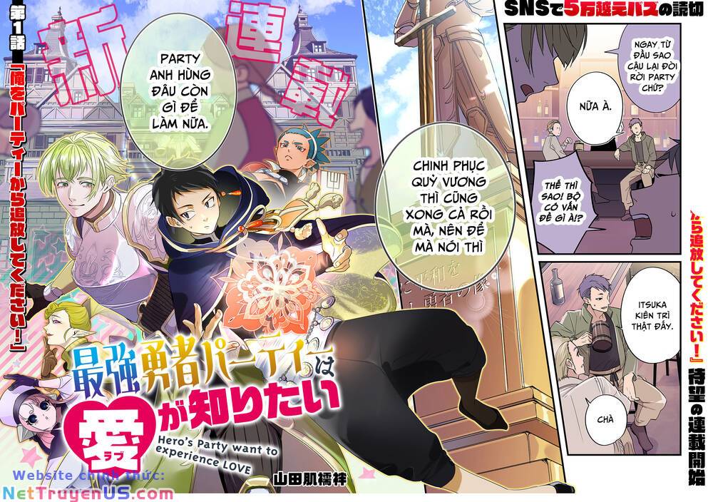 Party Anh Hùng Muốn Trải Nghiệm Bị Tình Yêu Quật Chapter 1 - Trang 1