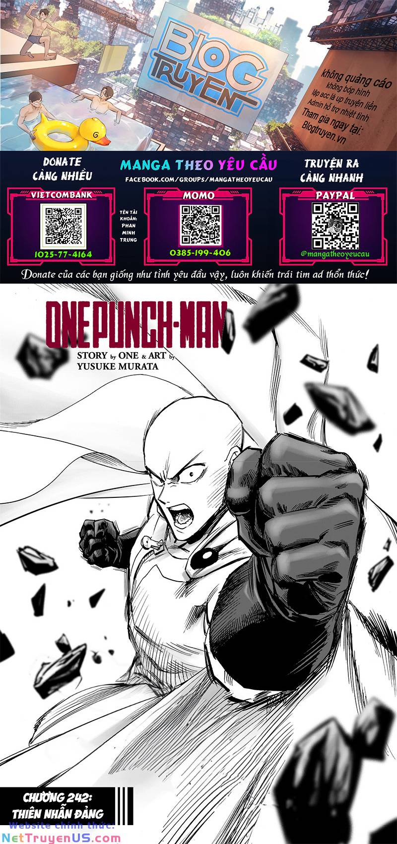 Anh Hùng Onepunch Chapter 242 - Trang 0