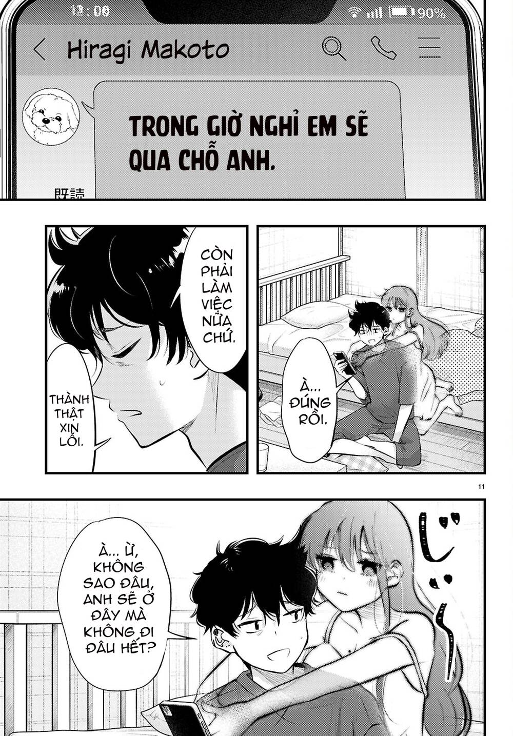 Midari Ni Tsukasete Wa Narimasen Chapter 4 - Trang 11